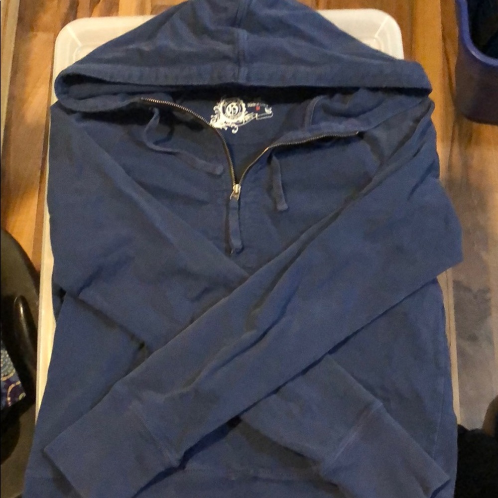 Gap ½ zip hooded sweatshirt with pocket